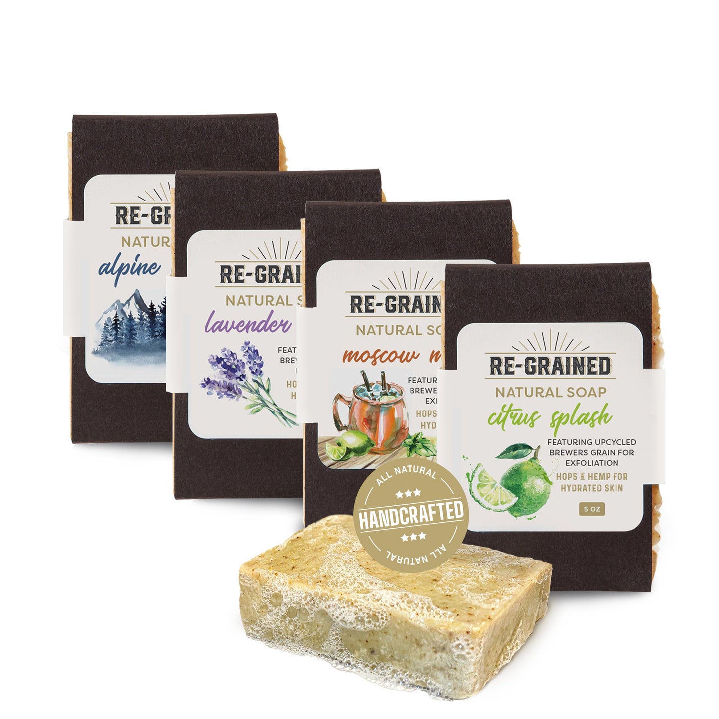 Re-Grained Soap 4-Pack